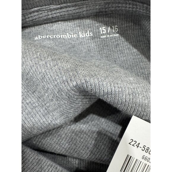 Abercrombie Kids Gray Long sleeve Top 15/16 - Picture 4 of 5
